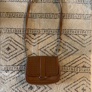 Banana Republic Brown Leather Crossbody Bag